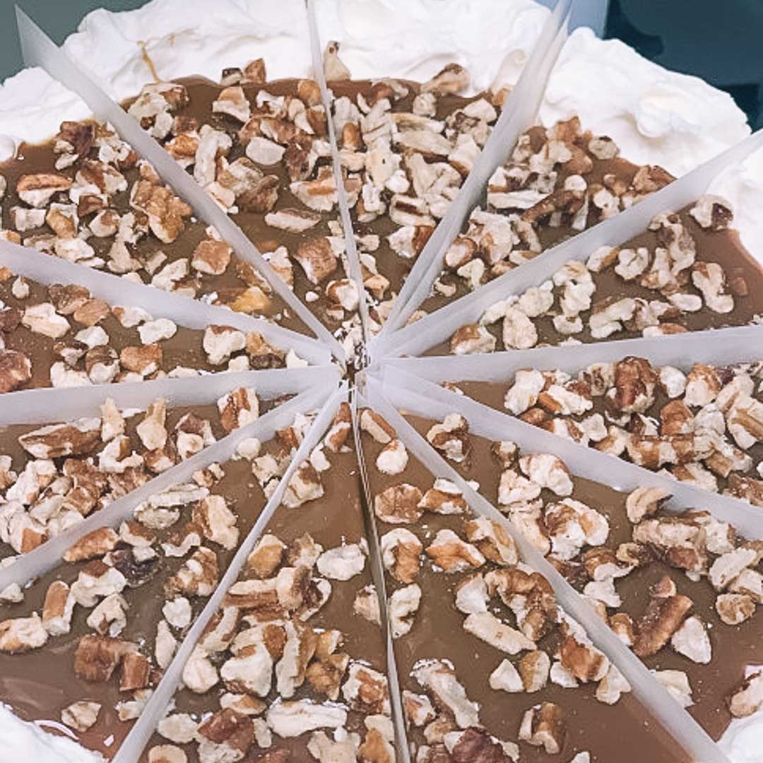 Blondies Best Best Cheesecake Ever Pecan Caramel Chocolate Turtle Cheesecake Whole Flint, Michigan